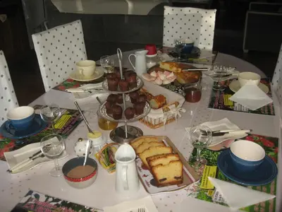 Nourriture dans le B&B/chambre d'hôtes ou à proximité