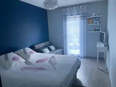 Un ou plusieurs lits dans un hébergement de l'établissement La halte chambre chez l habitant