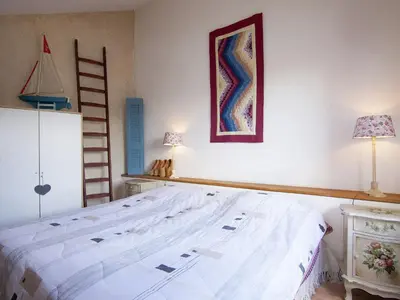 Un ou plusieurs lits dans un hébergement de l'établissement Cottage in France with Private Terrace
