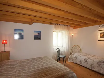 Un ou plusieurs lits dans un hébergement de l'établissement Holiday Home in Roussines with Private Pool