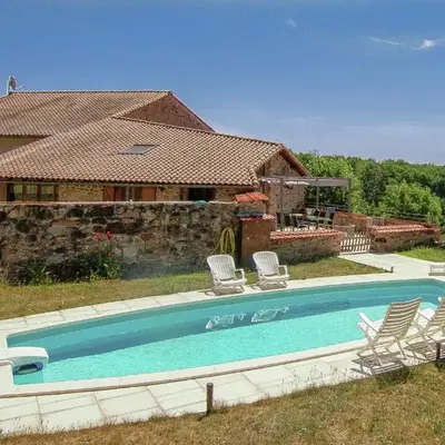 Holiday Home in Roussines with Private Pool