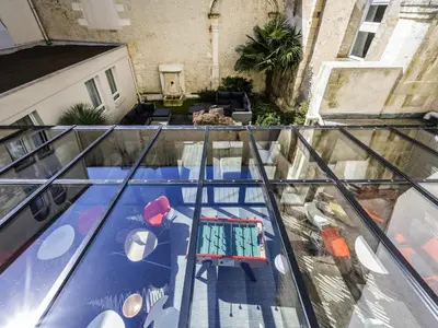 Balcon ou terrasse dans l'établissement IBIS La Rochelle Vieux Port Centre