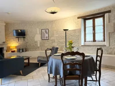 Télévision ou salle de divertissement dans l'établissement Le Relais de Saint-Preuil, The Originals Relais Vignes du Cognac