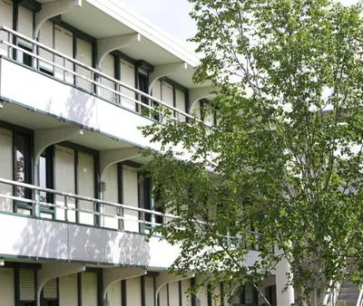 Balcon ou terrasse dans l'établissement Premiere Classe Niort Est La Creche