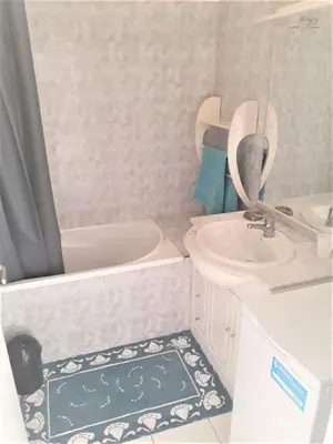 Salle de bains dans l'établissement Cœur de Ville