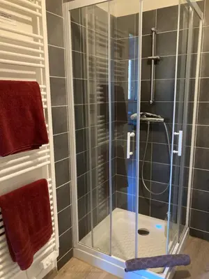 Salle de bains dans l'établissement Studio Cosy