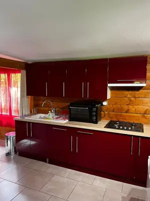 Cuisine ou kitchenette dans l'établissement Gite de Haute Saintonge à Crazannes