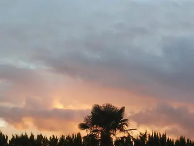 Lever ou coucher de soleil vu de le B&B/chambre d'hôtes ou à proximité