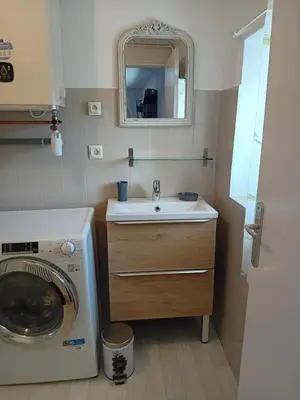 Salle de bains dans l'établissement Châtellenie d Ardennes