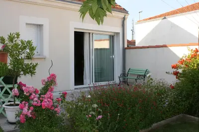 Jardin de l'établissement au paradis des hotes