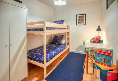 Un ou plusieurs lits dans un hébergement de l'établissement Esprit BD & Confort à Angoulême - Comme à la Maison