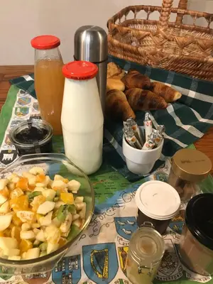 Nourriture dans la maison de vacances ou à proximité