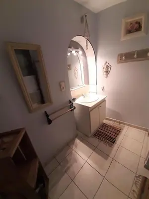 Salle de bains dans l'établissement Terra-Crystal