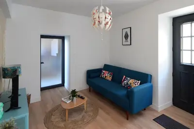 Coin salon dans l'établissement Logement Cosy à 5mn du Futuroscope