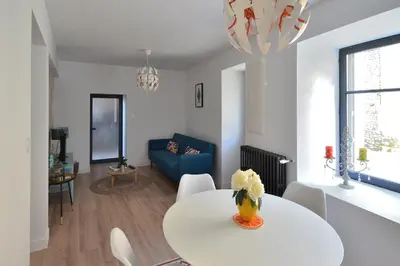 Coin salon dans l'établissement Logement Cosy à 5mn du Futuroscope