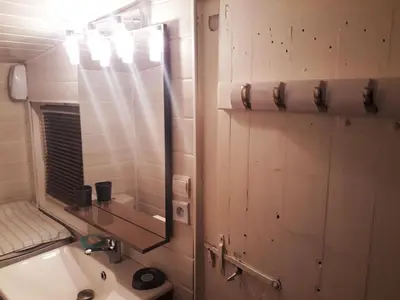 Salle de bains dans l'établissement Proche Futuroscope - Maison de campagne - La petite Lucie