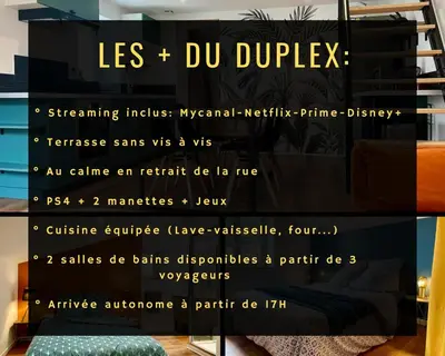 Plan de l'établissement Les Appartements du Pont Joubert