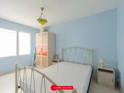 Un ou plusieurs lits dans un hébergement de l'établissement T3 pour 4 personnes avec balcon à Châtelaillon-Plage - FR-1-258-186