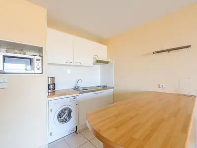 Cuisine ou kitchenette dans l'établissement Studio face mer pour 2 pers à Châtelaillon-Plage avec parking - FR-1-258-197