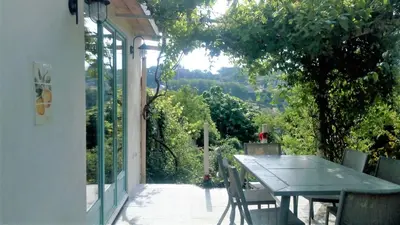 Balcon ou terrasse dans l'établissement Le Coin Caché