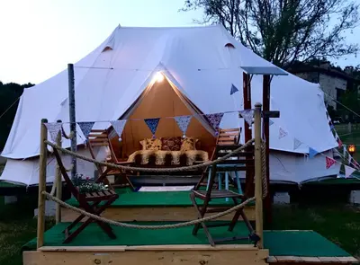 Plan de l'établissement French Fields Luxury Glamping Twin Emperor Tent