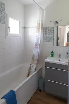 Salle de bains dans l'établissement FONTANES