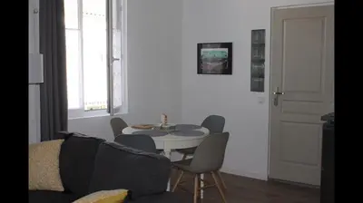 Coin salon dans l'établissement Résidence Pasteur - flyer