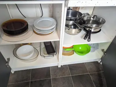 Cuisine ou kitchenette dans l'établissement Chambres Poitiers Centre Ville - Salle de Bain, Réfrigérateur, TV et machine à café privatifs - Cuisine commune - Terrasse - Hôtel de ville à 200m
