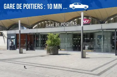 Plan de l'établissement Bel Appartement T2 Climatisé avec piscine Poitiers-Futuroscope-CREPS de Poitiers