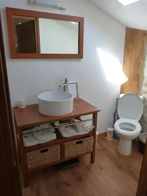Salle de bains dans l'établissement Chatenet