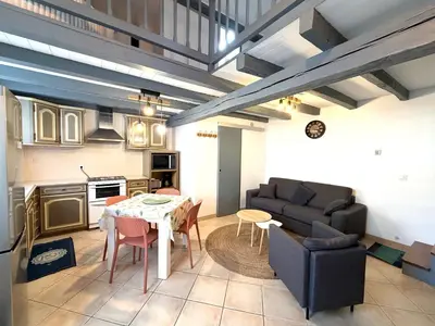 Cuisine ou kitchenette dans l'établissement Petite maison tout confort