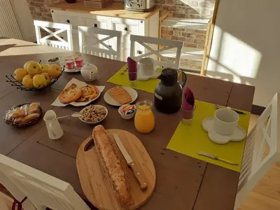 Nourriture dans le B&B/chambre d'hôtes ou à proximité