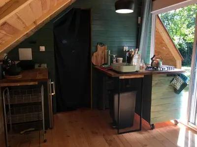 Cuisine ou kitchenette dans l'établissement La Grosse Talle