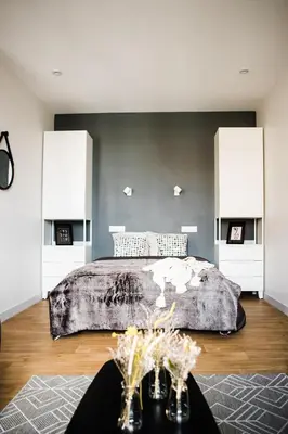 Un ou plusieurs lits dans un hébergement de l'établissement L'audacieux Studio lumineux rénové et équipé en centre ville