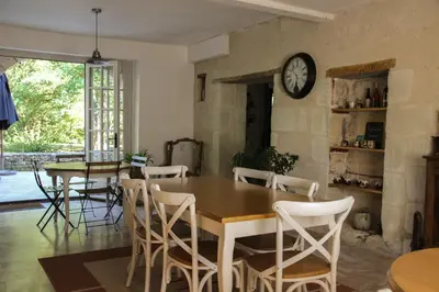 Coin salon dans l'établissement Moulins de Clan
