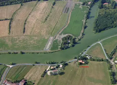 Paysage naturel près de la maison de vacances