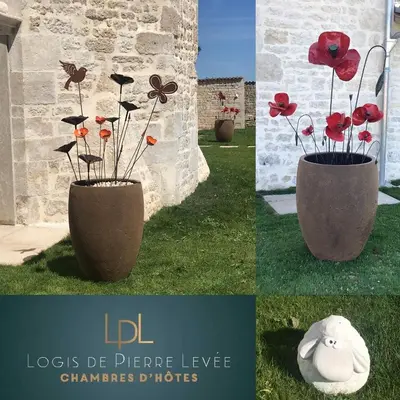 Jardin de l'établissement Logis de Pierre Levée