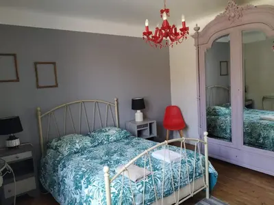Un ou plusieurs lits dans un hébergement de l'établissement gîte St Pierre