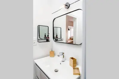 Salle de bains dans l'établissement L'Appart