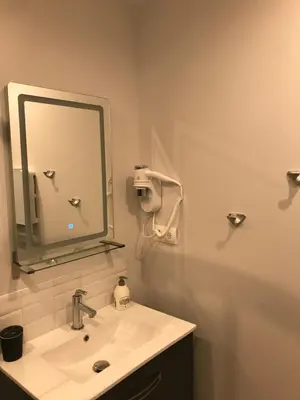 Salle de bains dans l'établissement Place au Repos