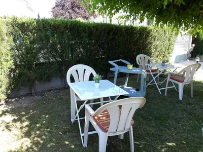 Jardin de l'établissement AU COEUR DU MARAIS