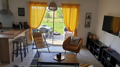 Coin salon dans l'établissement La Casita