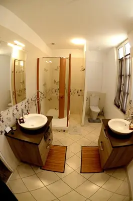 Salle de bains dans l'établissement La Belle Etoile