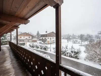 L'établissement Chalet à Megève avec espace bien-être et animaux acceptés - FR-1-569-3 en hiver