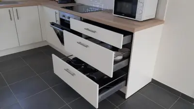 Cuisine ou kitchenette dans l'établissement Maison entière moderne tout confort de 92m²
