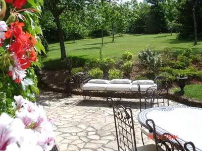 Jardin de l'établissement La Grenouille
