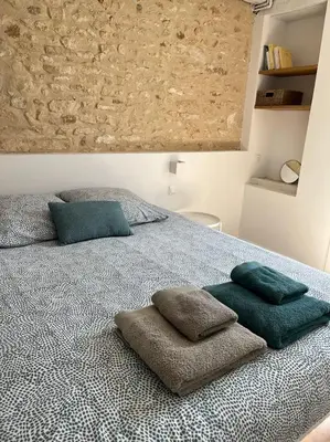 Un ou plusieurs lits dans un hébergement de l'établissement Maison Terracotta, le calme aux portes de Poitiers
