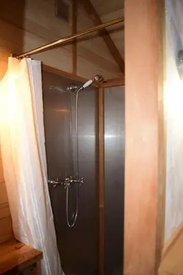 Salle de bains dans l'établissement Cabane Unik