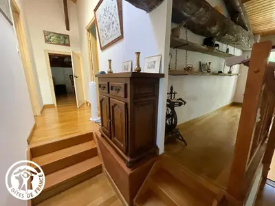 Cuisine ou kitchenette dans l'établissement Maison au cœur du Marais Poitevin avec barques, canoës, pédalo et vélos включены - FR-1-426-147