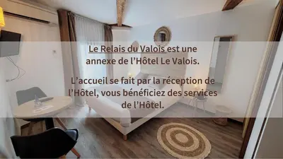Un ou plusieurs lits dans un hébergement de l'établissement Le Relais du Valois, Cognac Centre